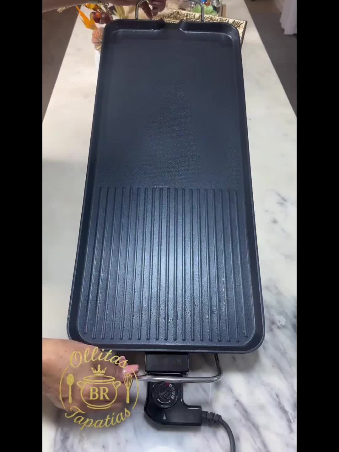 2-in-1 Electric Tabletop Grill and Griddle