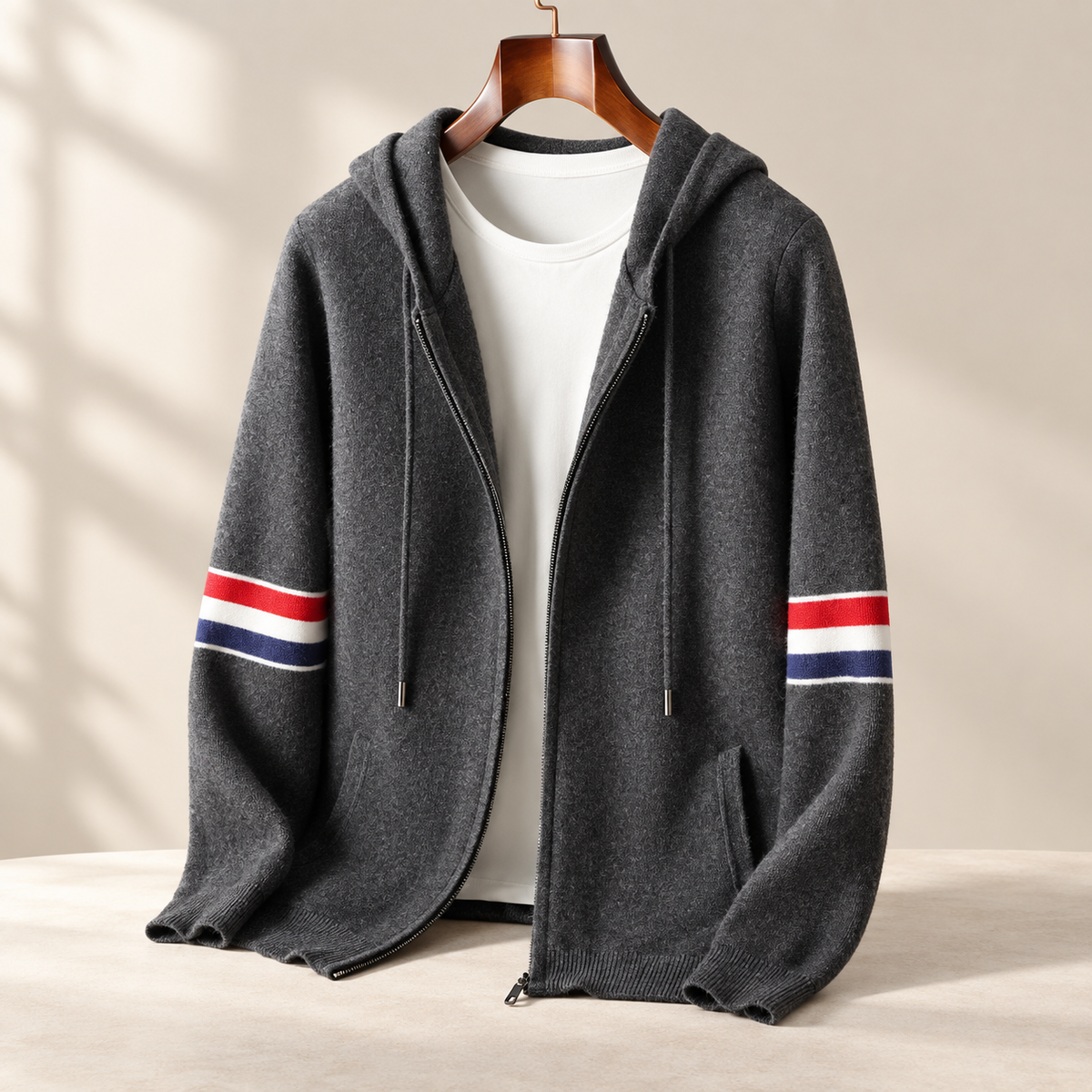 Weston Cashmere Zip Hoodie