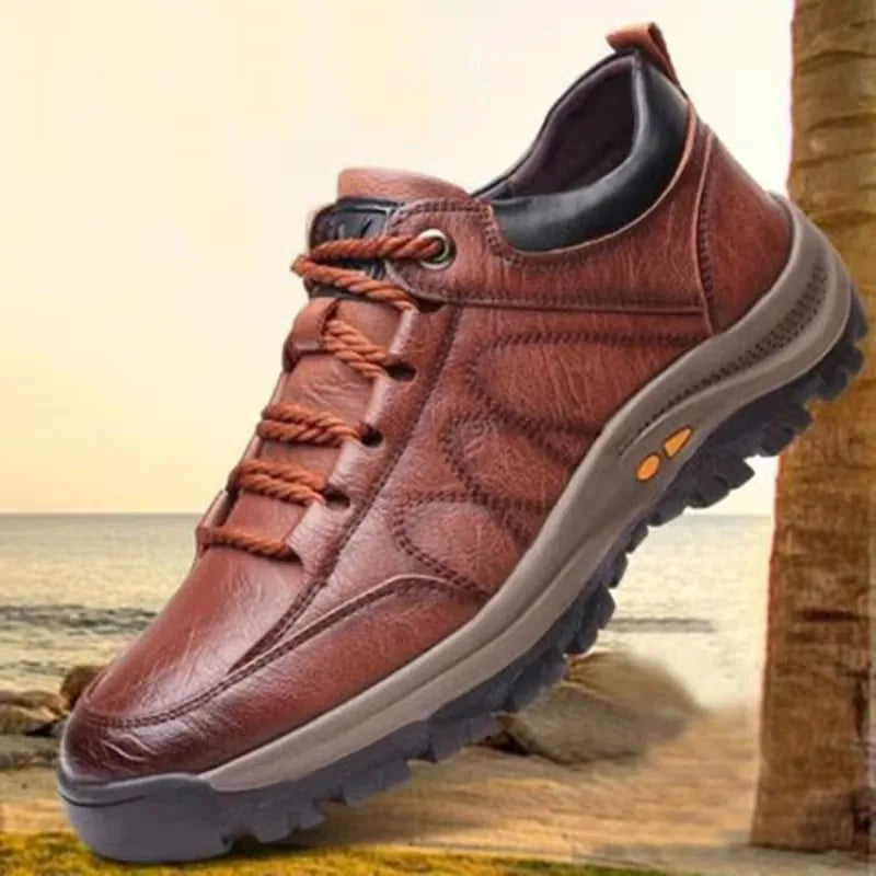 Men's Outdoor Leisure Shoes Mountaineering Fashion Sports Shoes Anti Slip Lightweight Shoes Comfortable Men Sneakers