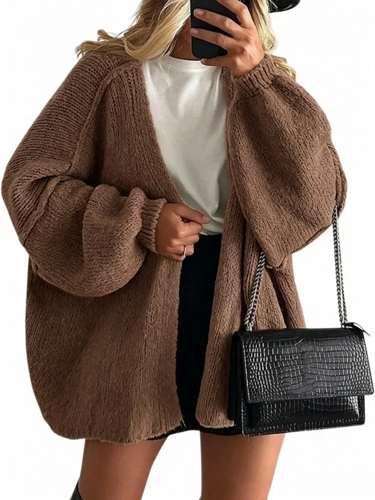 Elowen Oversized Knit Cardigan