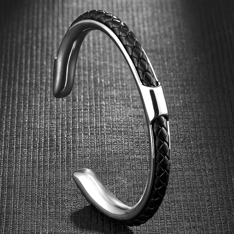 Imperial weave Silver cuff