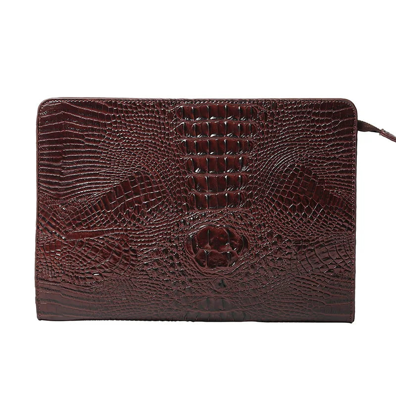 Crocodile Luxe Clutch