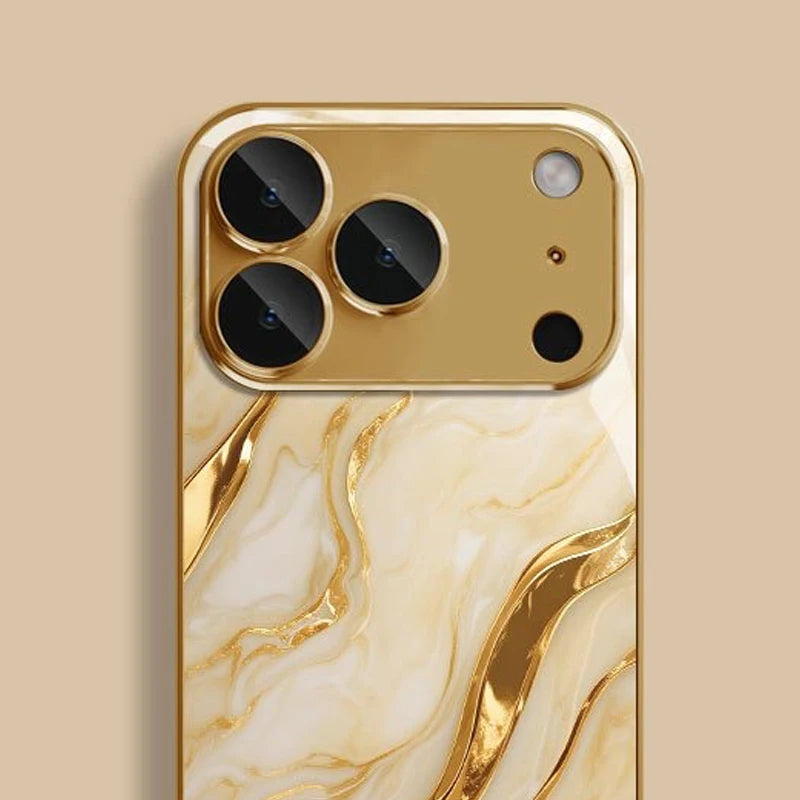 Marble Gold Plated Case