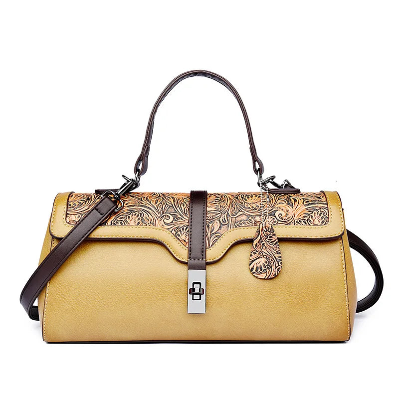 Aurelia Embossed Shoulder Bag