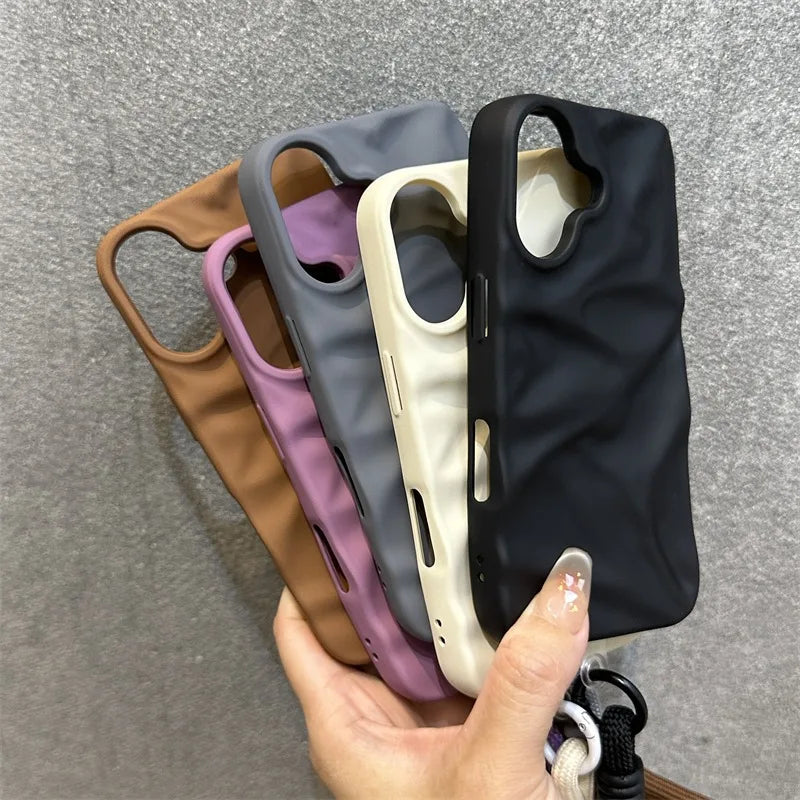 Cloud Grip Wrist Strap Phone Case