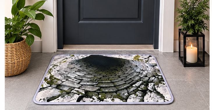 3D illusion door mat