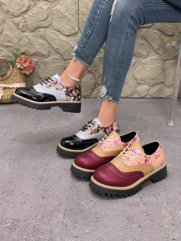 Bloom Brogue Flats