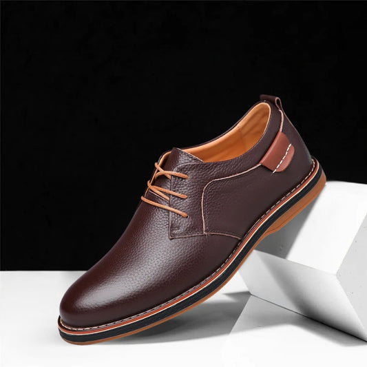 EliteCraft Brown Derby Shoes