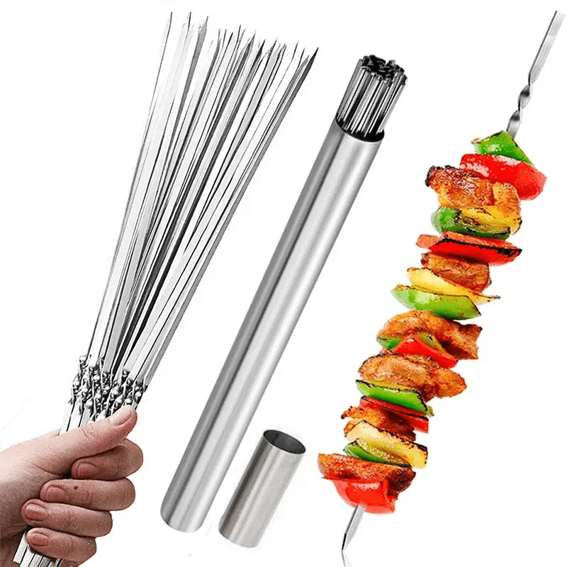 Reusable BBQ Kebab Skewers