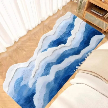 Ocean Wave Plush Rug