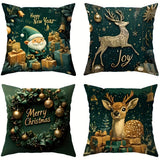 Evergreen Noel Pillow Covers