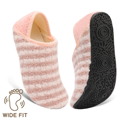 Women And Men All-Season Style Rubber Sole Soft-Lightweight Flat Shoes Non Slip House Gifts for Couple Slipper Designed for Wide Feet, Women Shoes