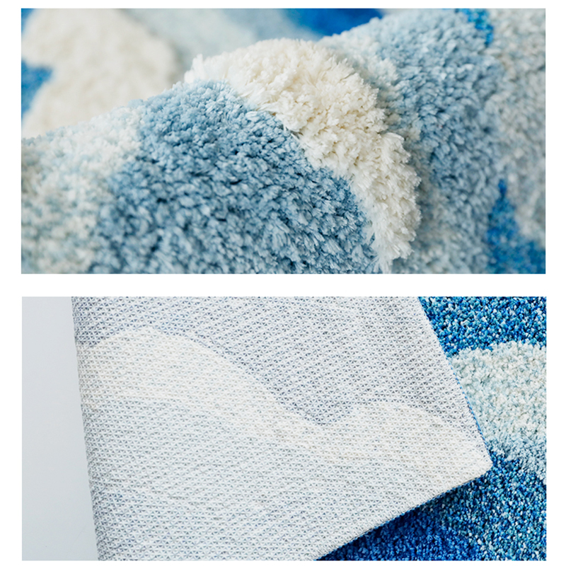 Ocean Wave Plush Rug