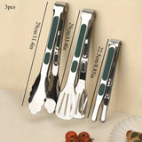 3-Piece Stainless Steel Tongs