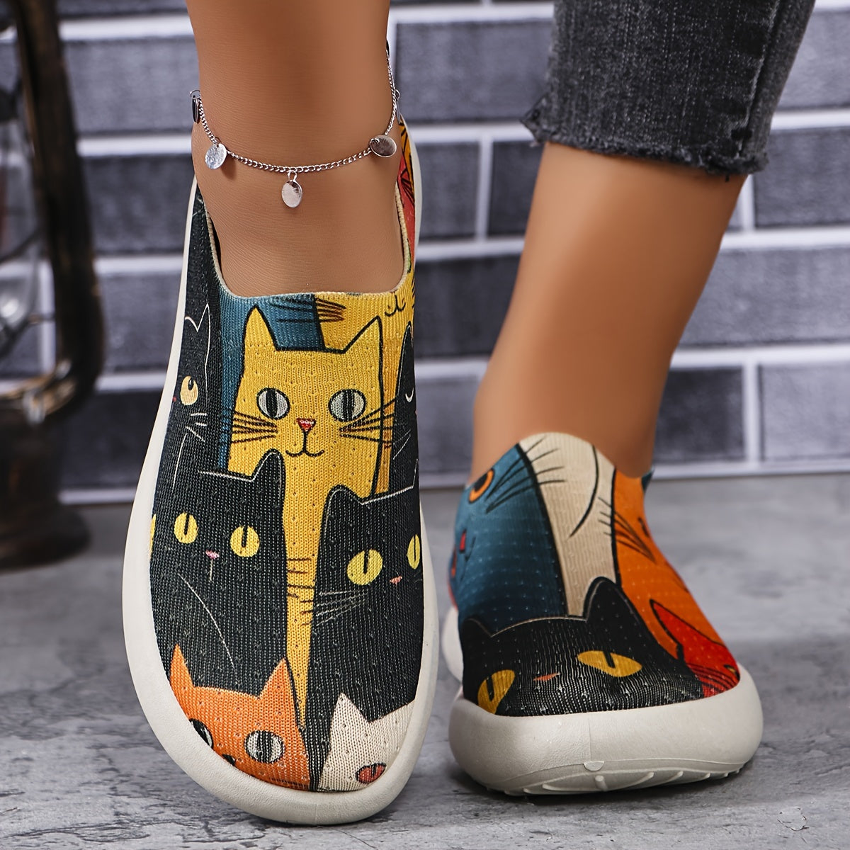 Kitty Knit Espadrilles