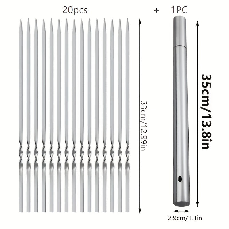 Reusable BBQ Kebab Skewers