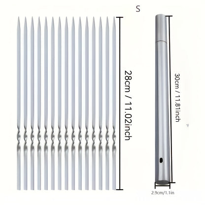 Reusable BBQ Kebab Skewers