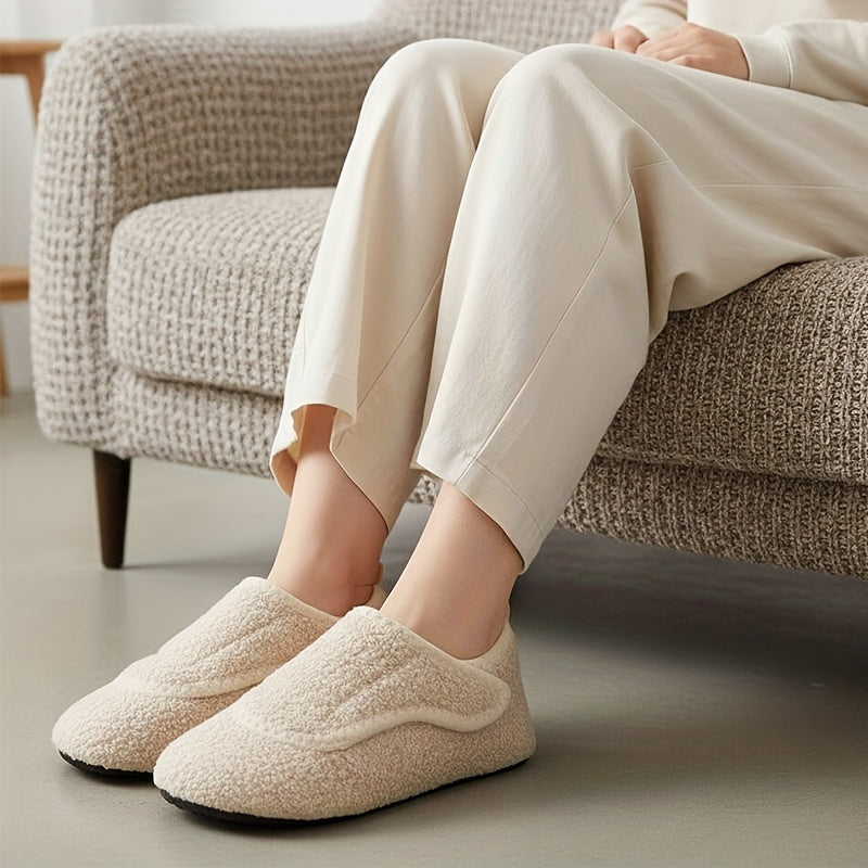 Women'S Wide Slippers with Rubber Sole Soft Lightweight House Slippers Socks, Indoor Shoes, Comfortable Adjustable for Home Bedroom Travel Yoga, Unisex, Multi-Color Flat Shoes., Women Shoes