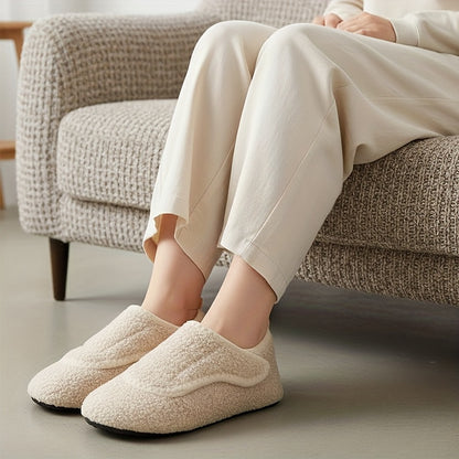 Women'S Wide Slippers with Rubber Sole Soft Lightweight House Slippers Socks, Indoor Shoes, Comfortable Adjustable for Home Bedroom Travel Yoga, Unisex, Multi-Color Flat Shoes., Women Shoes