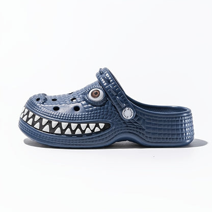 2026 New Design Funny Crocodile Big-Tooth Flip Flops - Suitable for Both Men And Women. Thick-Soled, Elevated Ankle Holes. Perfect for Parties. Fun Flip Flops for Couples. Outdoor And Indoor Use. Ideal Birthday Or Holiday Gift