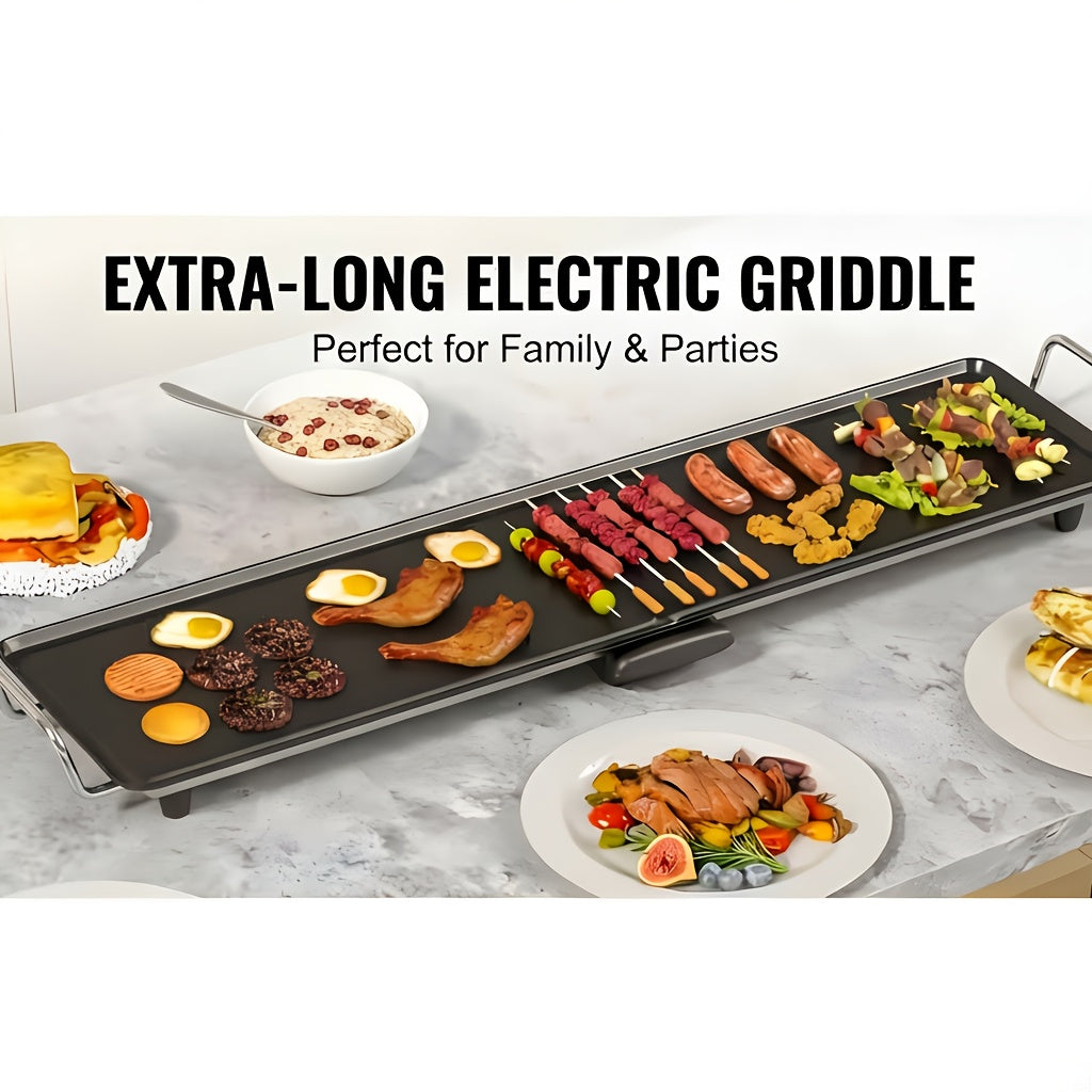 2-in-1 Electric Tabletop Grill and Griddle