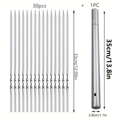 Reusable BBQ Kebab Skewers