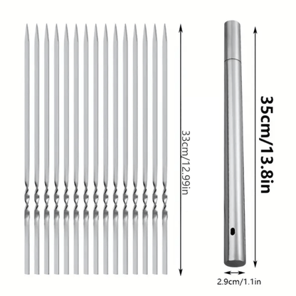 Reusable BBQ Kebab Skewers