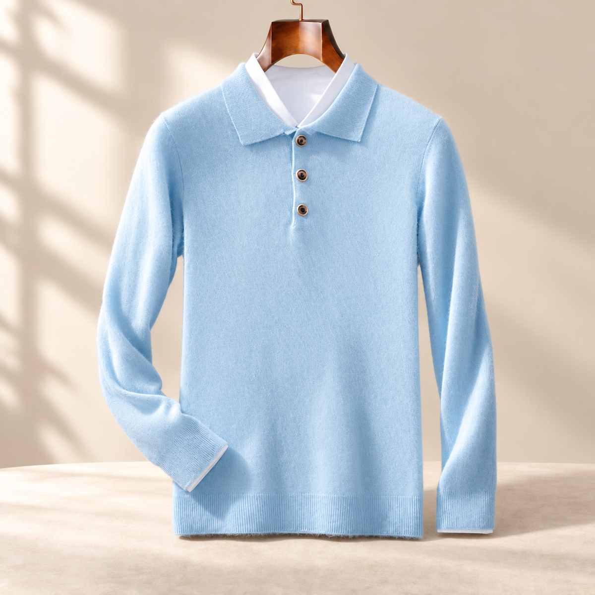 Arvani Cashmere Polo Sweater