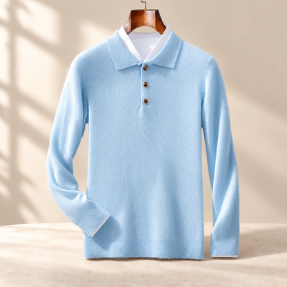 Arvani Cashmere Polo Sweater