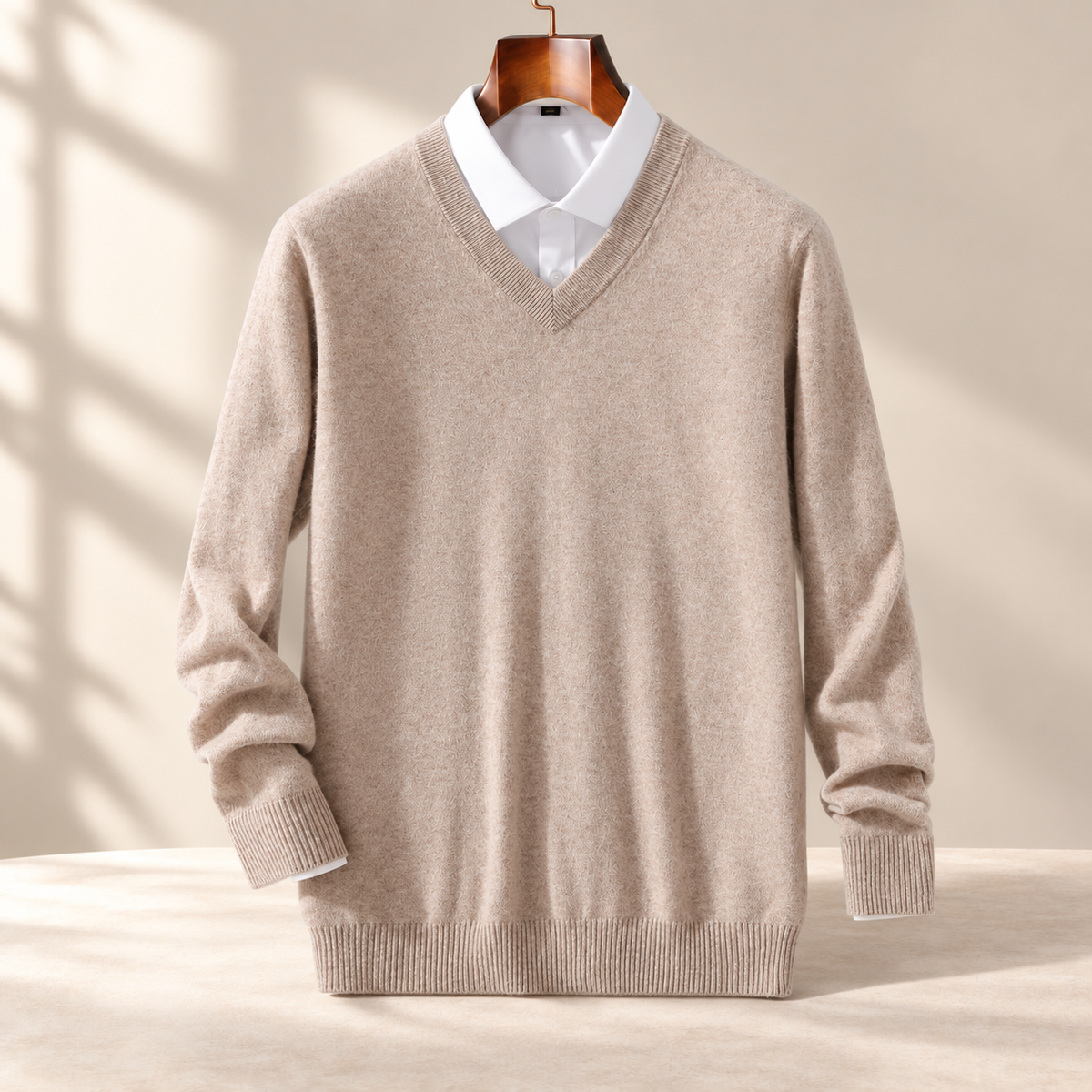 Signature Cashmere V-Neck Sweater