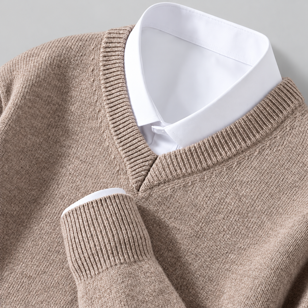 Signature Cashmere V-Neck Sweater