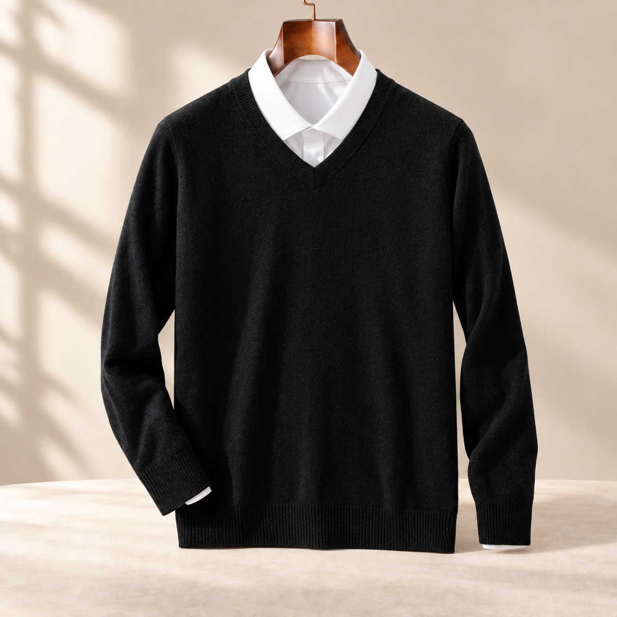 Signature Cashmere V-Neck Sweater
