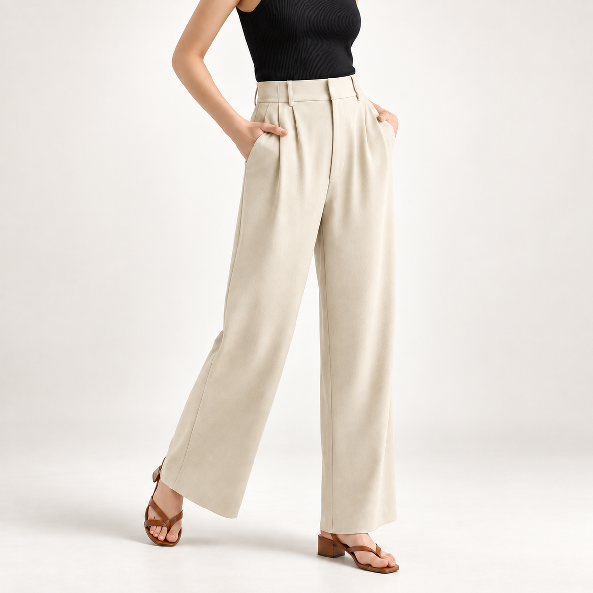 Aurelia Wide-Leg Trousers