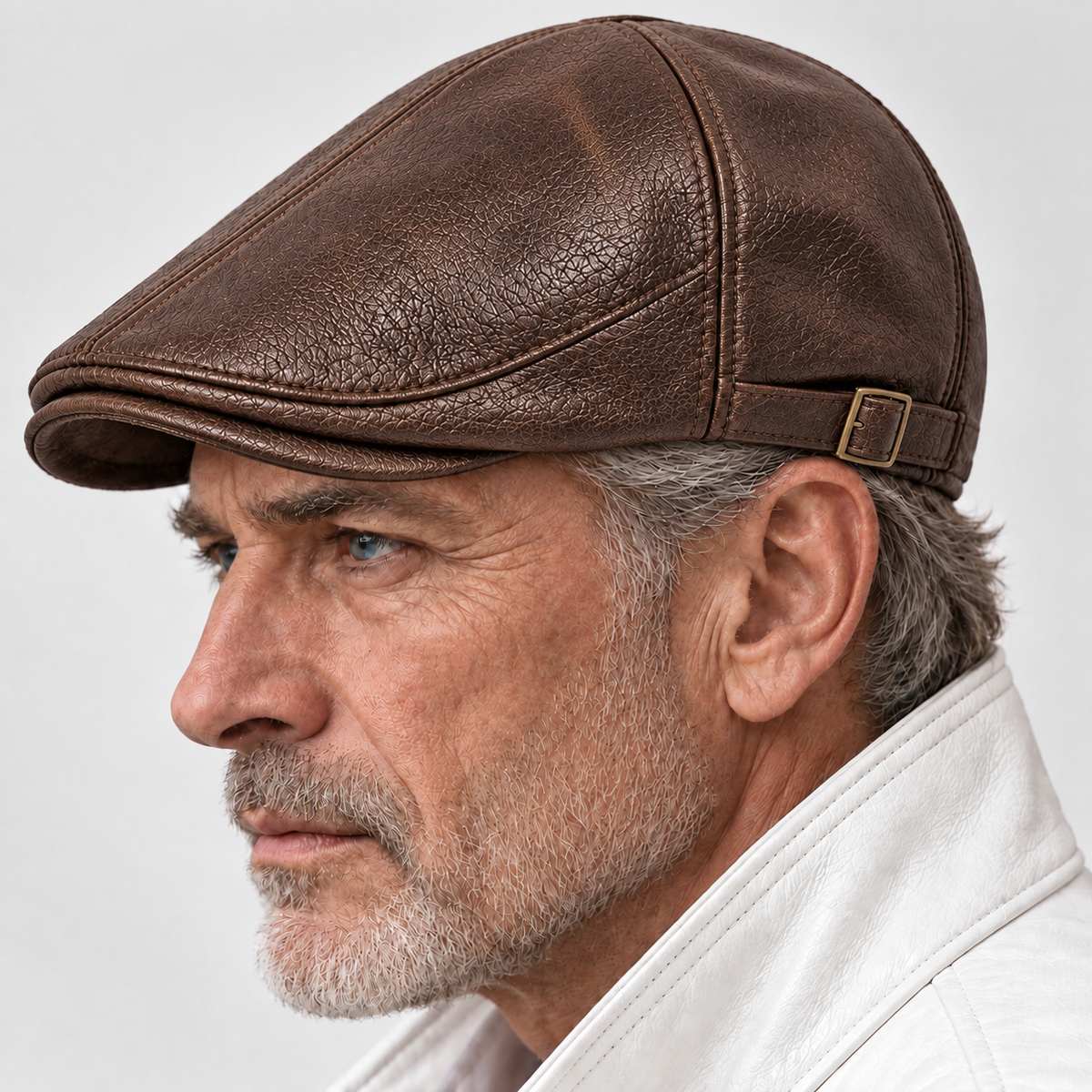 Marlow Leather Driving Cap