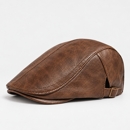 Marlow Leather Driving Cap