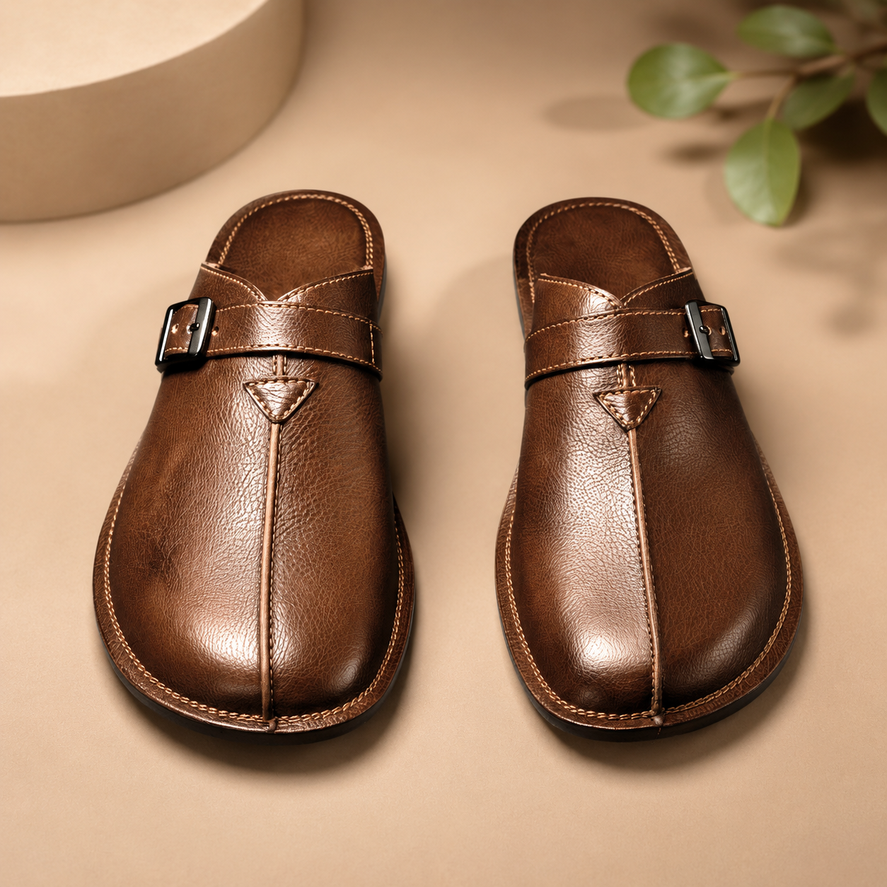 Hudson Leather Mules