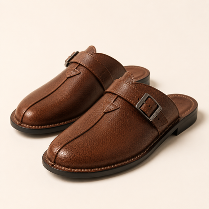 Hudson Leather Mules