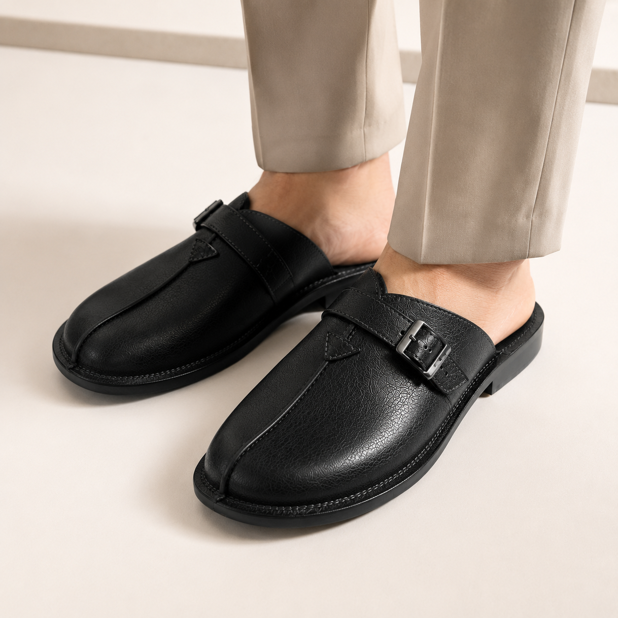 Hudson Leather Mules