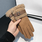 Cozy Buckle Winter Gloves