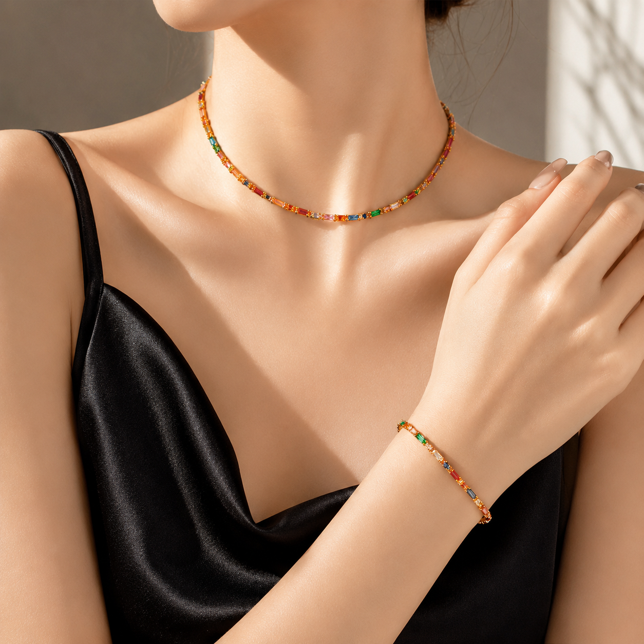 Aurora Prism Jewelry Set