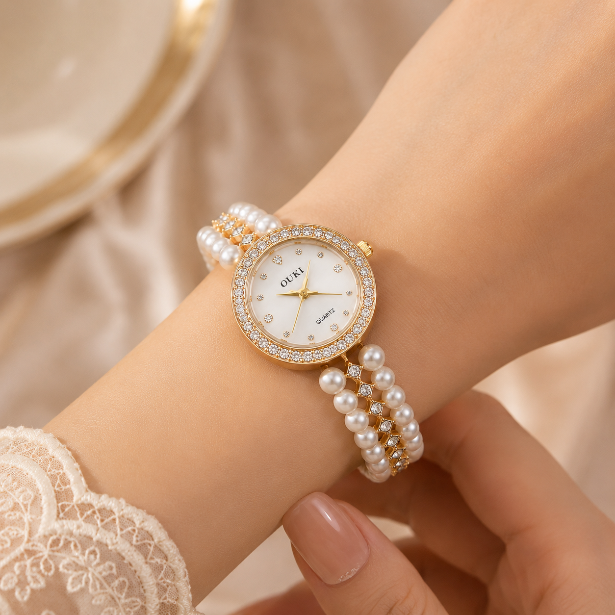 AURORA PEARL BRACELET WATCH