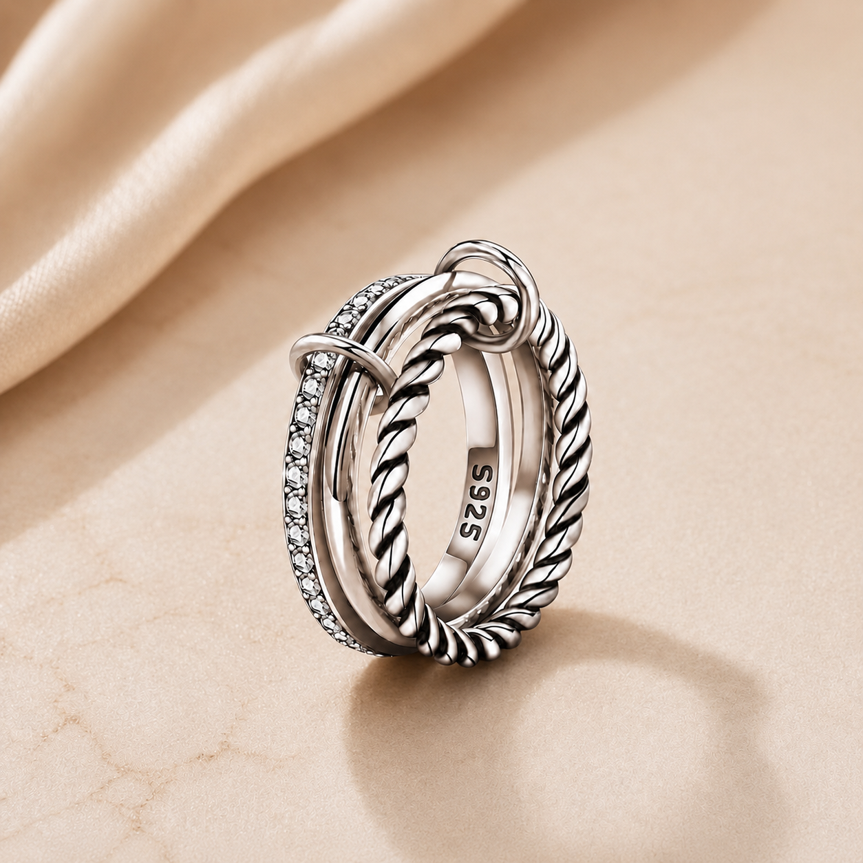 Celeste Sterling Silver Ring