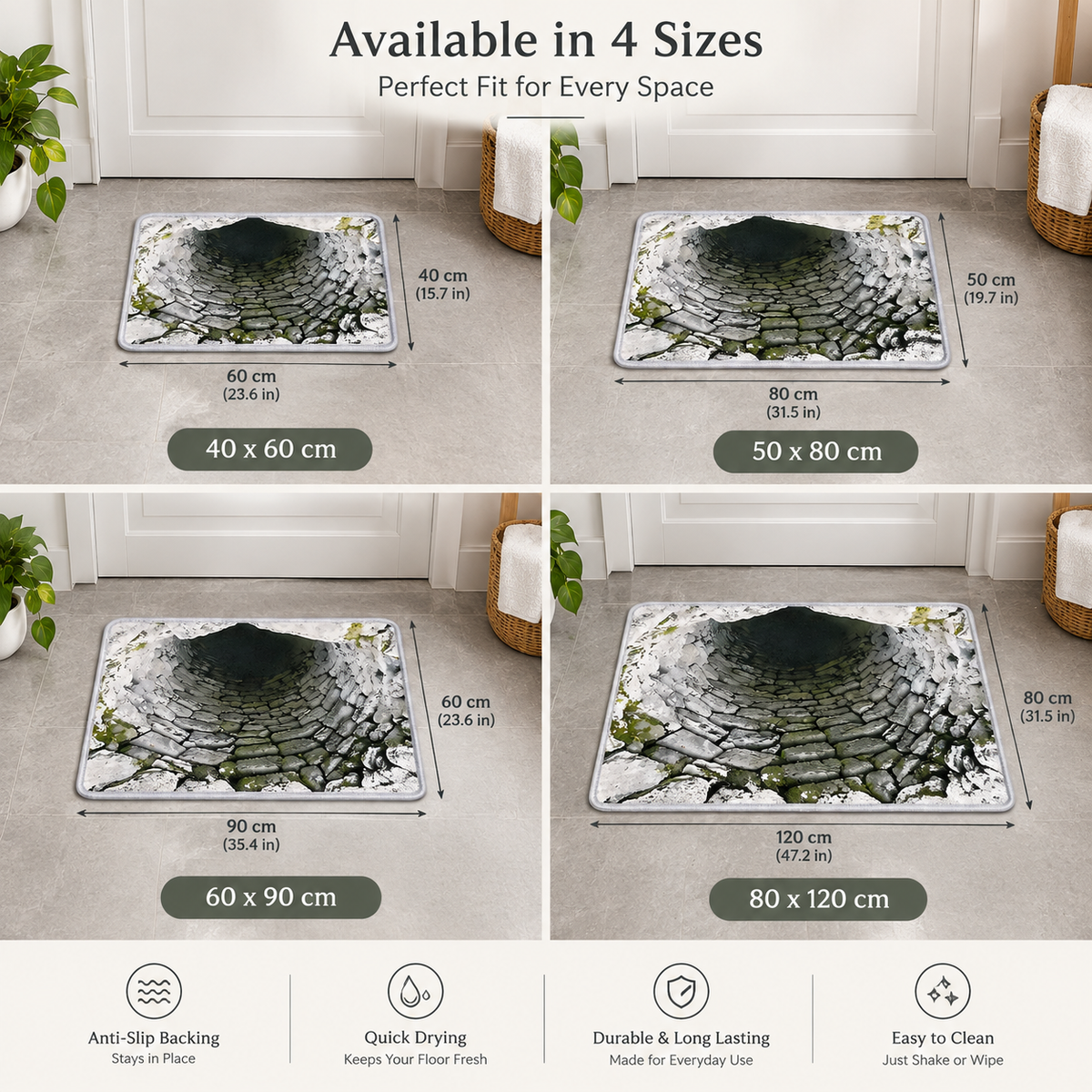 Infinite Abyss 3D Floor Mat