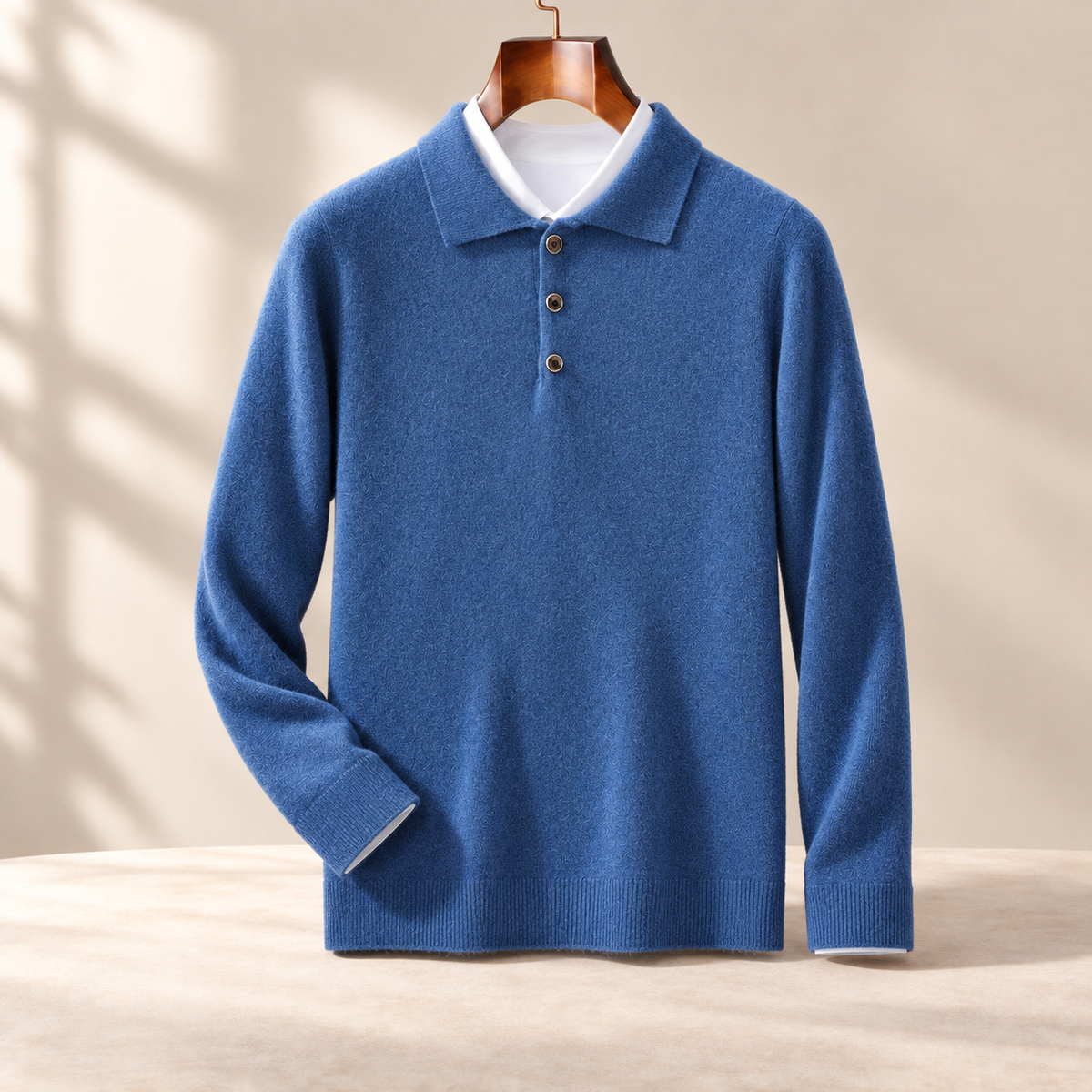 Arvani Cashmere Polo Sweater