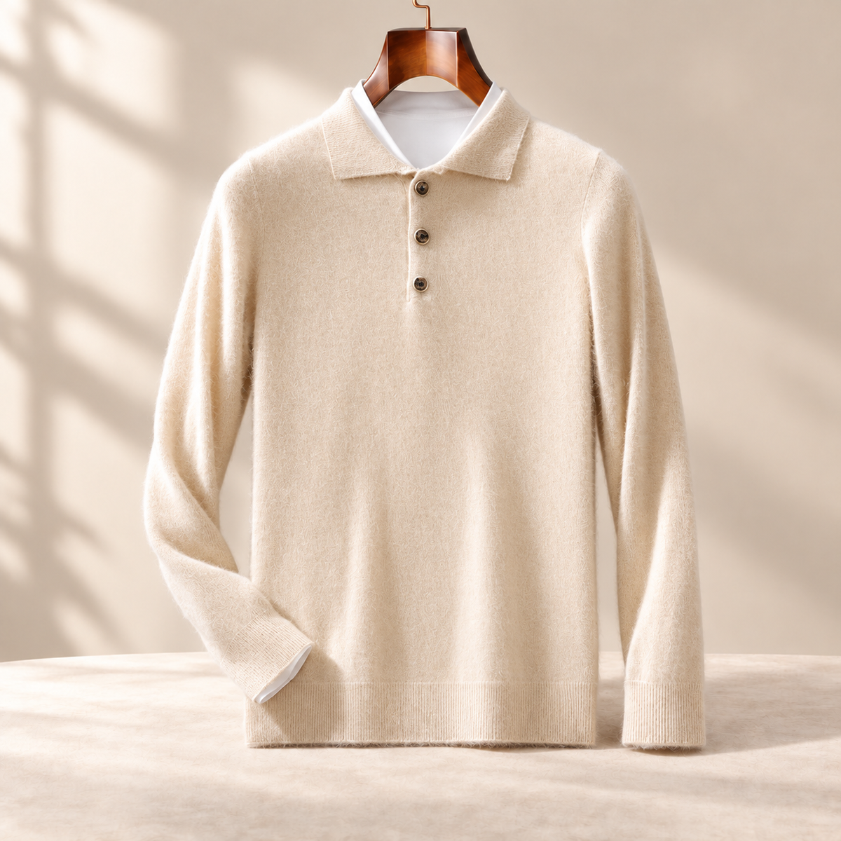 Arvani Cashmere Polo Sweater