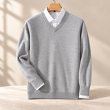 Signature Cashmere V-Neck Sweater