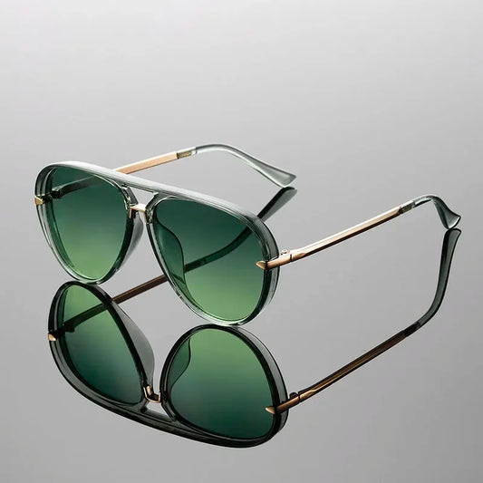 Emerald Aviator Sunglasses