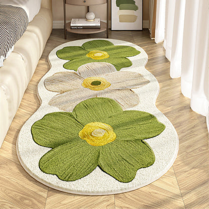 Nature Floral Plush Accent Rug