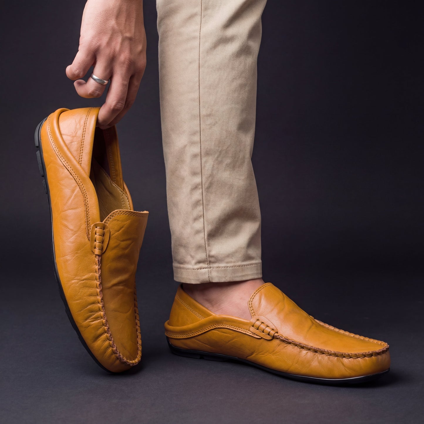 Cavalli Leather Loafers