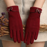 Chic Bow Warm Gloves